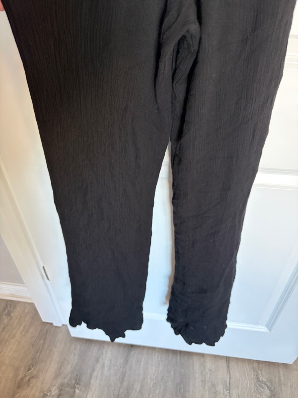 Elan Black Spaghetti-Strap Jumpsuit Size Medium - Picture 5 of 6